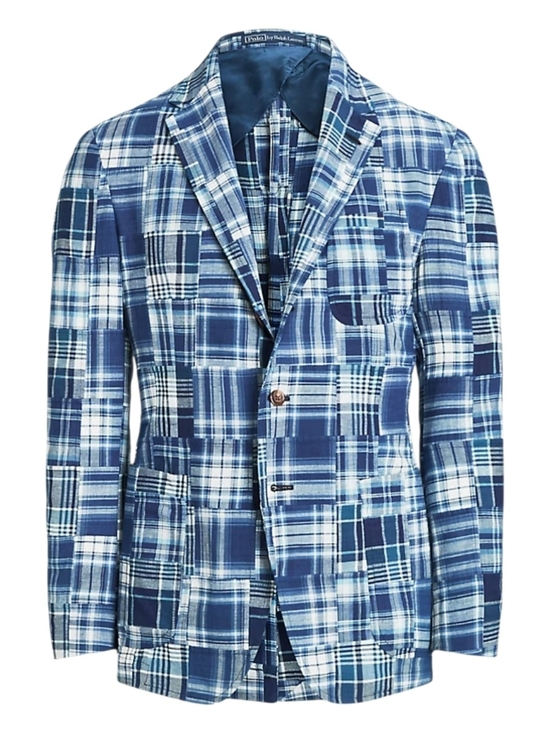 Polo Ralph Lauren Other - Polo Ralph Lauren Soft Patchwork Indigo Suit Jacket  44R NWT!